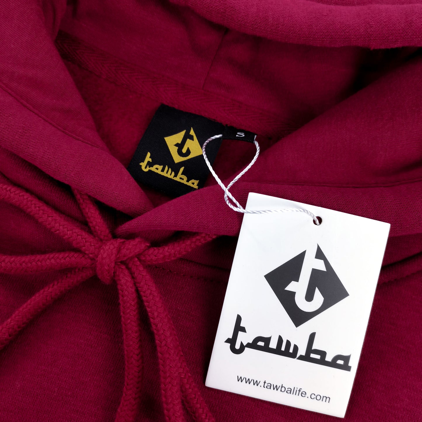 Sabr Hoodie - Maroon Red